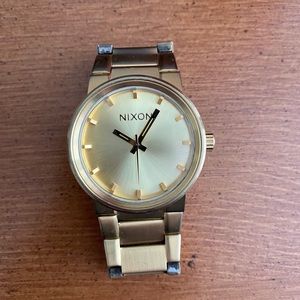 Nixon Gold Cannon Watch